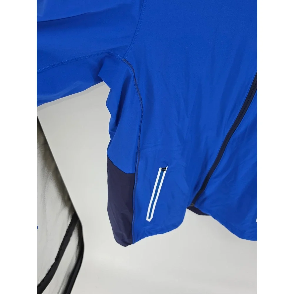 KJUS Domus CL Jacket Mens 2XL Blue Full Zip Golf Outdoor Windbreaker MG15-611